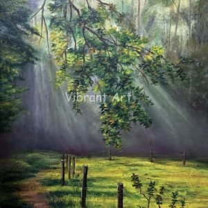 Scenary  Nature Painting by Artist Shanti Sahu
