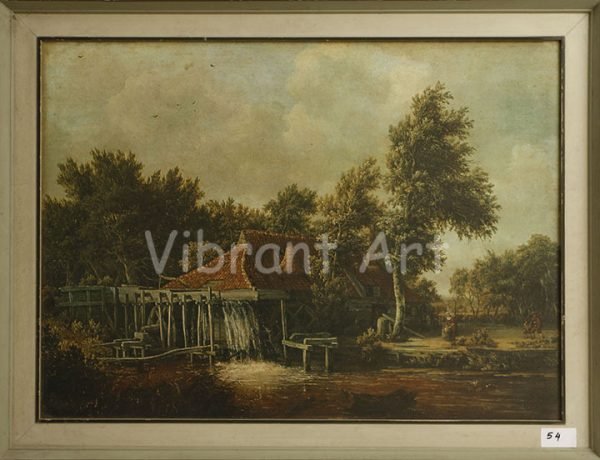 Recreated Painting of Green landscape