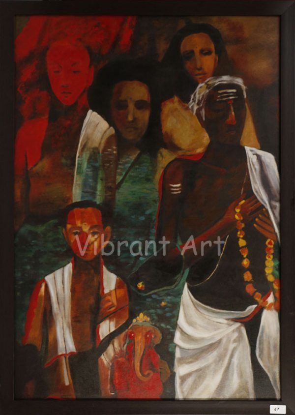 Vadyar Family with Ganesh - Anjolie Elamenon