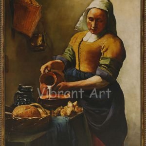 Maid Pouring milk