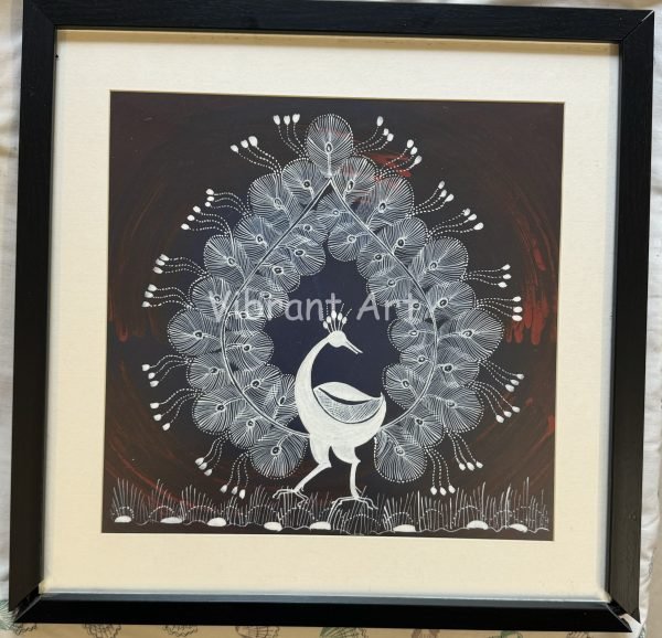 Gondh Art - Peacock
